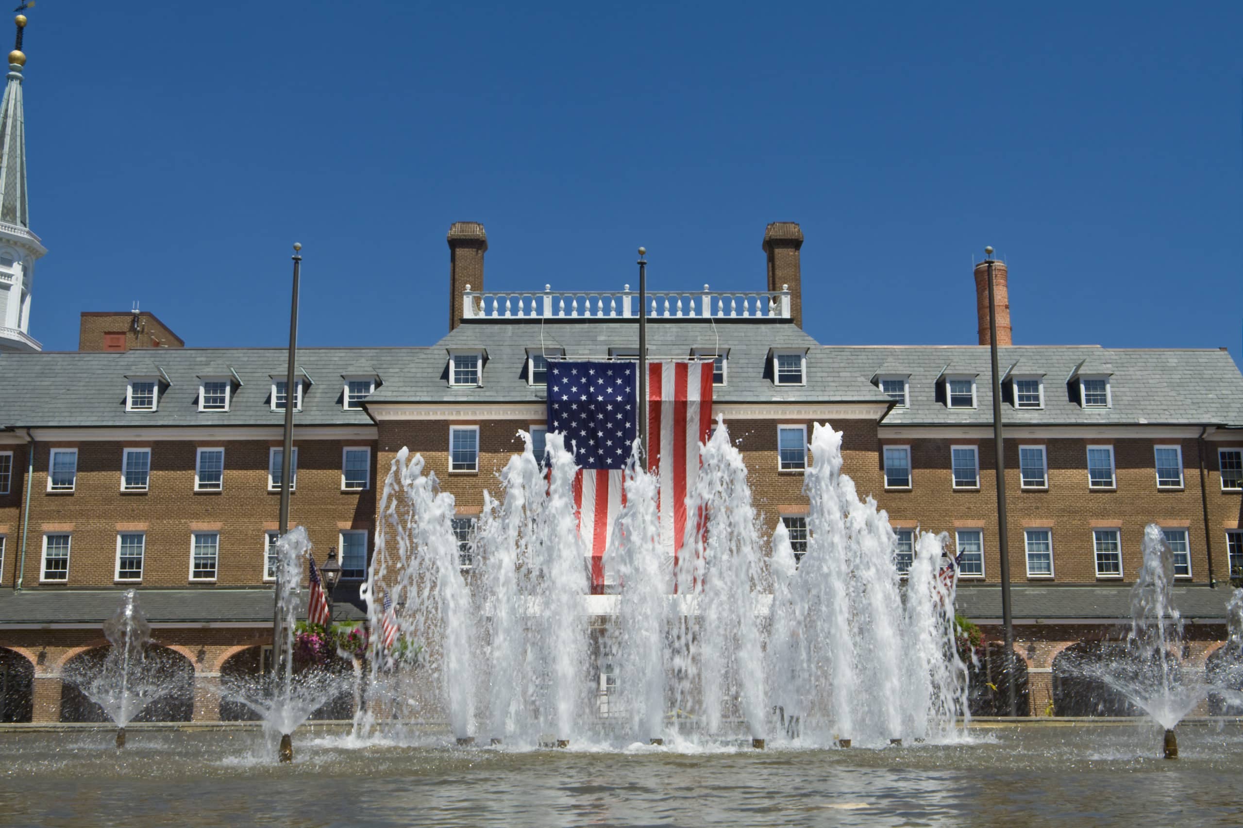 "City Hall in Old Town, Alexandria, Virginia in colonial revival style.  - See lightbox for more"